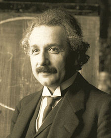 Albert Einstein, 1921. aastal. Pilt pärit Wikipeediast